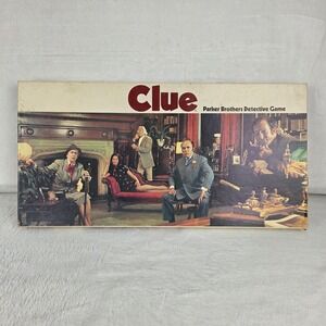 VINTAGE Clue COMPLETE Parker Brothers 1979 Classic Detective Board Game